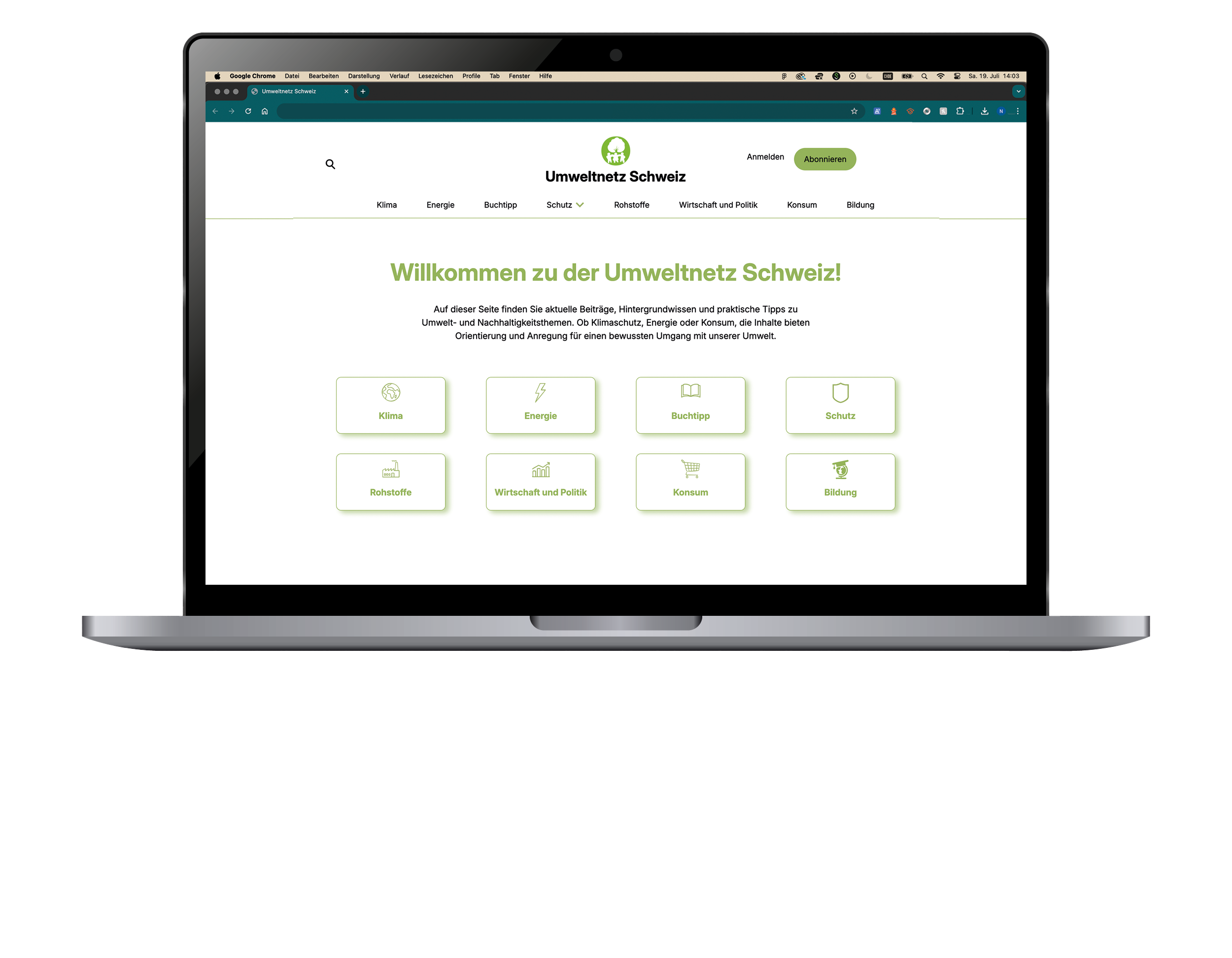 Prototyp Umweltnetz Schweiz